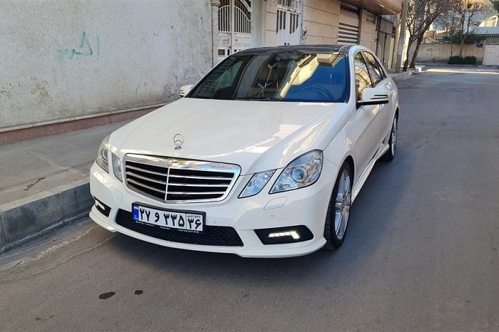 (ببینید) نتیجه چپ‌کردن با بنز E350 در ایران!