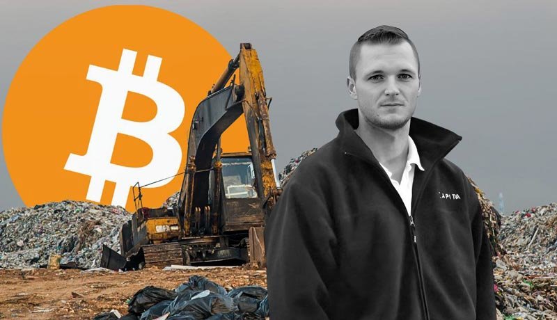 کیف پول بیتکوین ۵۰۰ میلیون دلاری در میان زبالهها