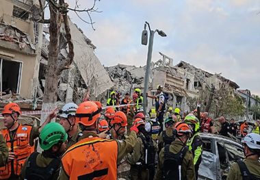 تخریب گسترده شش ساختمان در تل‌آویو (تصاویر)