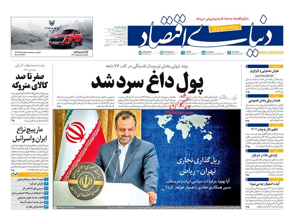 روزنامه‌های اقتصادی 26 اردیبهشت؛ پرداخت ارز ترجیحی و کالابرگ ادامه دارد