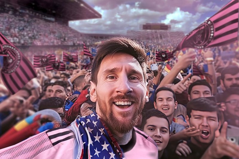 ببینید| بنزسواری لیونل مسی در فلوریدا آمریکا