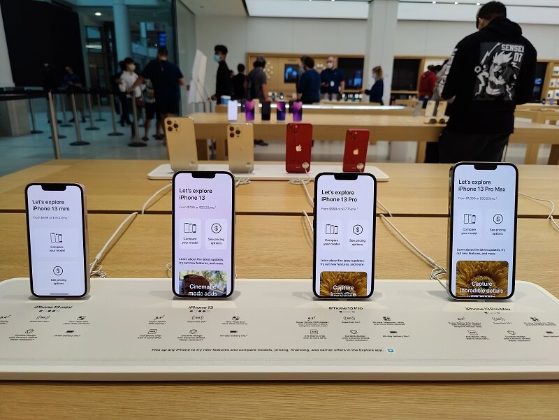 قیمت گوشی اپل، امروز ۹ فروردین ۱۴۰۳